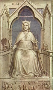 Padova - Cappella degli Scrovegni - Giotto, La giustizia